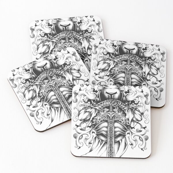 Item preview, Knight art designed and sold by BeeMeCreative.