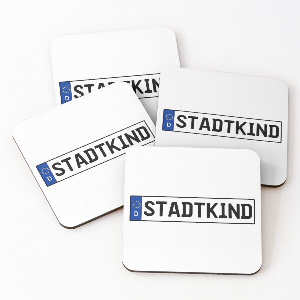 Item preview, Stadtkind license plate - German car license plate designed and sold by MSTNG.