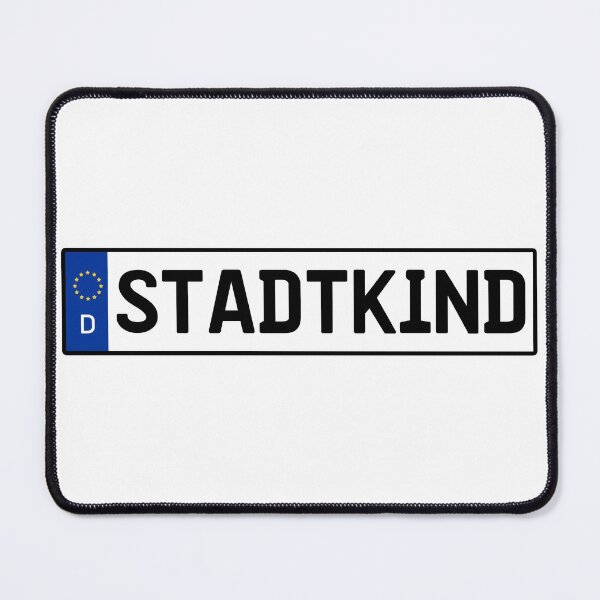 Item preview, Stadtkind license plate - German car license plate designed and sold by MSTNG.