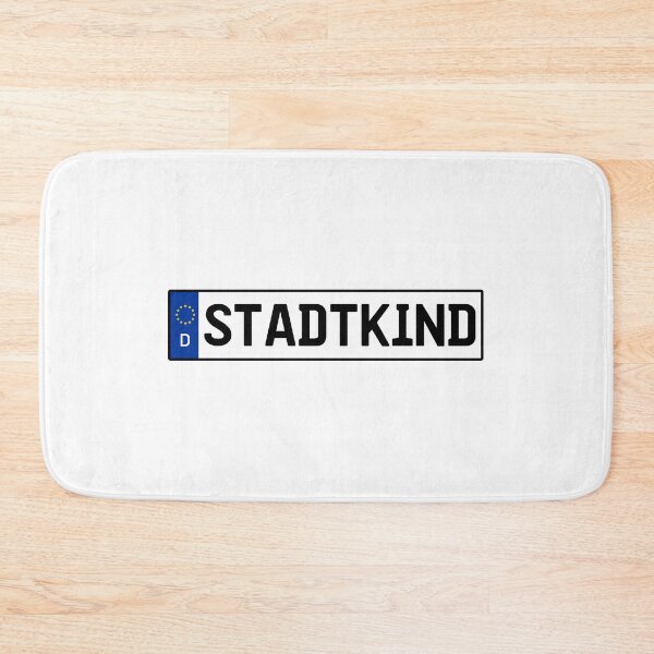 Item preview, Stadtkind license plate - German car license plate designed and sold by MSTNG.