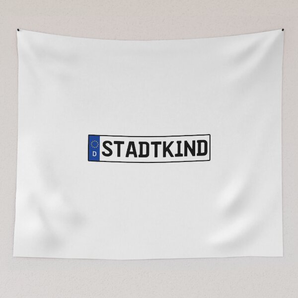 Item preview, Stadtkind license plate - German car license plate designed and sold by MSTNG.