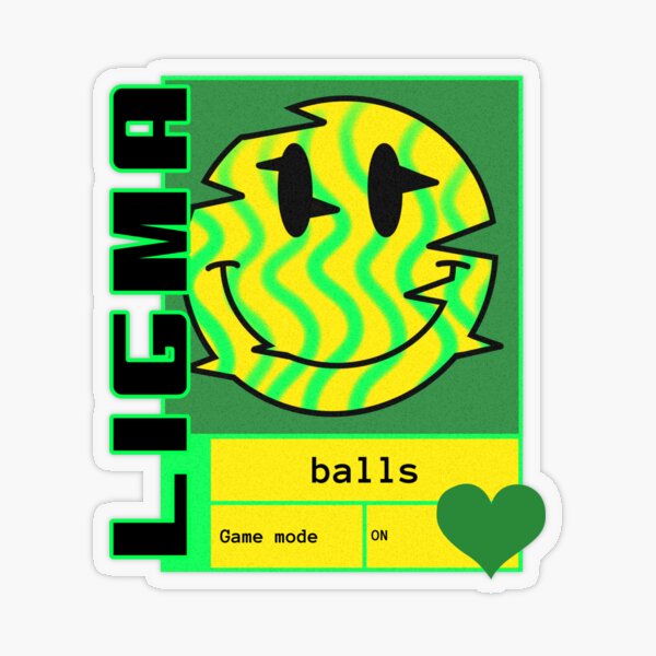 live laugh Ligma balls Sticker for Sale by SelloutCentral