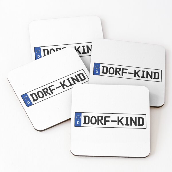 Item preview, Dorfkind license plate - German car license plate designed and sold by MSTNG.