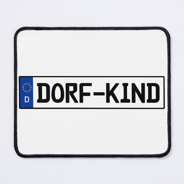 Item preview, Dorfkind license plate - German car license plate designed and sold by MSTNG.