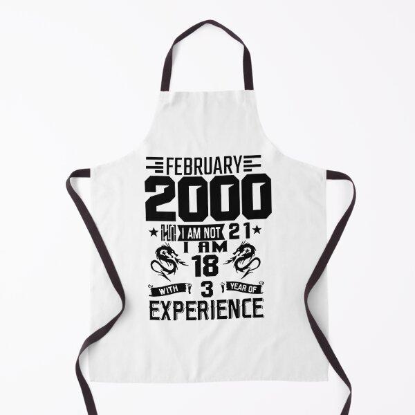 Item preview, Born in February 2000 18 years with 3 years of experience I am Awesome 26 Years of Being Awesome Birthday Anniversary Gift Idea Holiday Fun Party Premium Apparel Funny Xmas designed and sold by DesignByHeartUK.