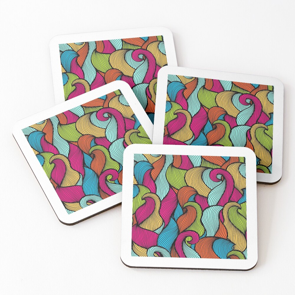 Item preview, Coasters (Set of 4) designed and sold by GreedyAlgo.