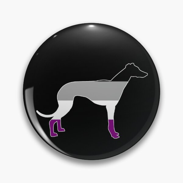 Item preview, Greyhound Dog Asexual, Gift Idea, Non-Sexual, Genderless, Asexuality Pride, ACE designed and sold by LusterCraft.
