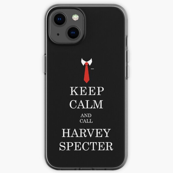 KEEP CALM AND CALL HARVEY SPECTER iPhone Soft Case