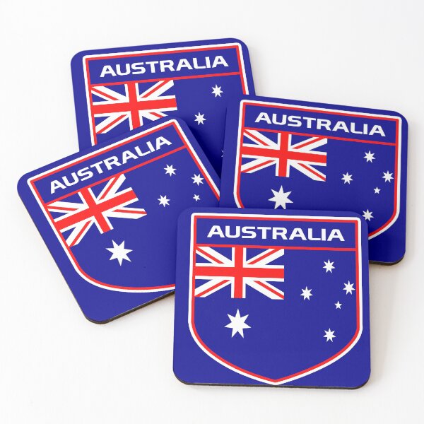 Item preview, Australia Flag Badge designed and sold by Cestus.