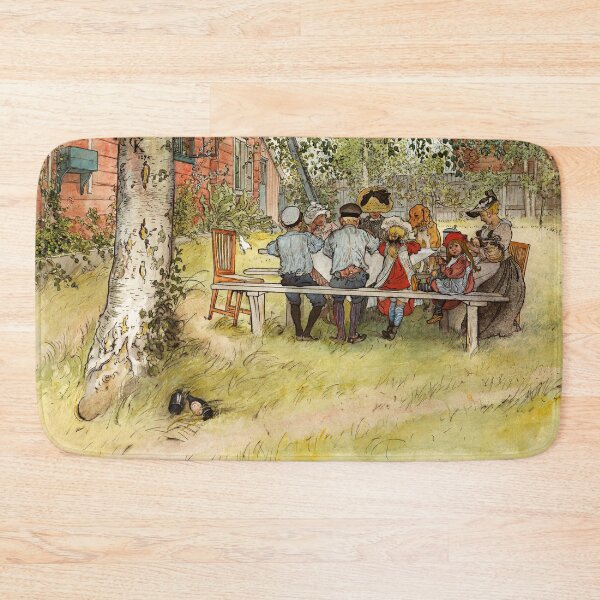 Item preview, Breakfast under the Big Birch - Carl Larsson designed and sold by brushandframes.