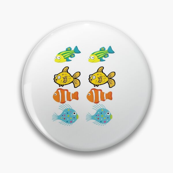 Item preview, Colorful School of swimming fish designed and sold by Hinny8.