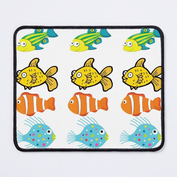 Item preview, Colorful School of swimming fish designed and sold by Hinny8.