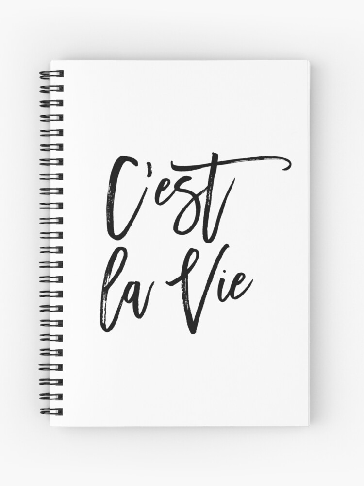 C Est La Vie Digital Printable Wall Art Quote Typography Print