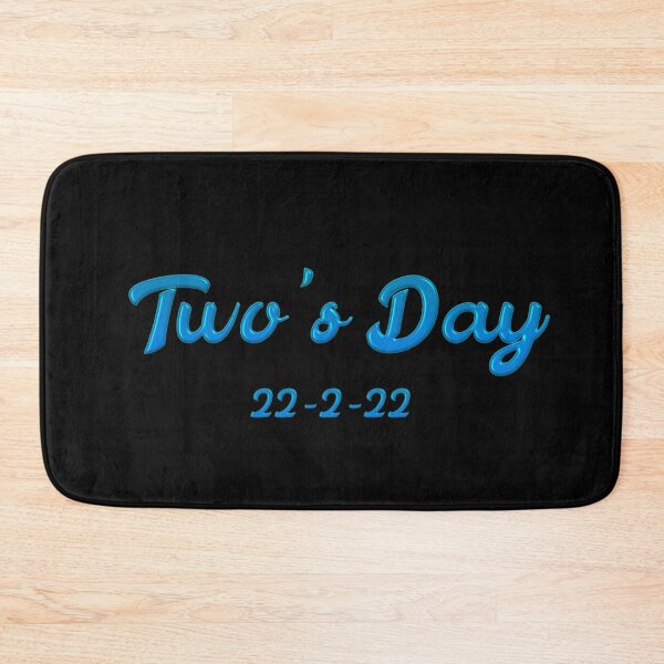 Item preview, Two's Day 22-2-22 in Bubble Blue - Historical Date designed and sold by Trinket-Trickster.