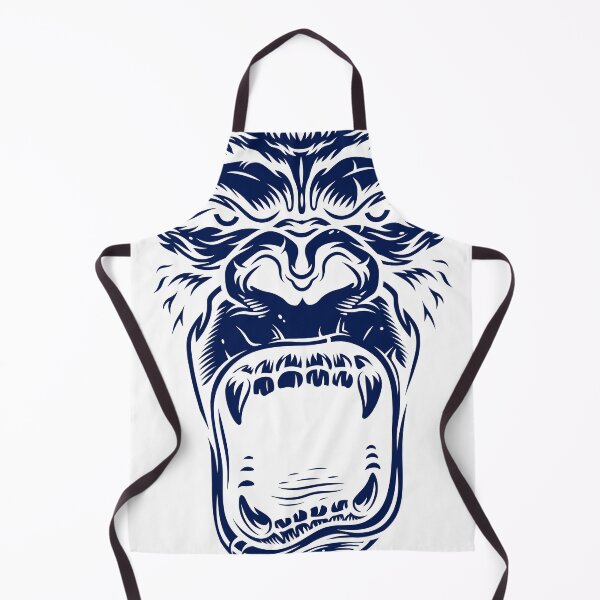 Item preview, Face of gorilla on blue designed and sold by PherppaXz.