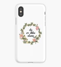 not alone iPhone Case/Skin