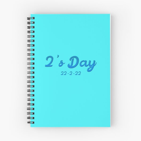 Item preview, 2's Day 22-2-22 in Bubble Blue - Historical Date designed and sold by Trinket-Trickster.