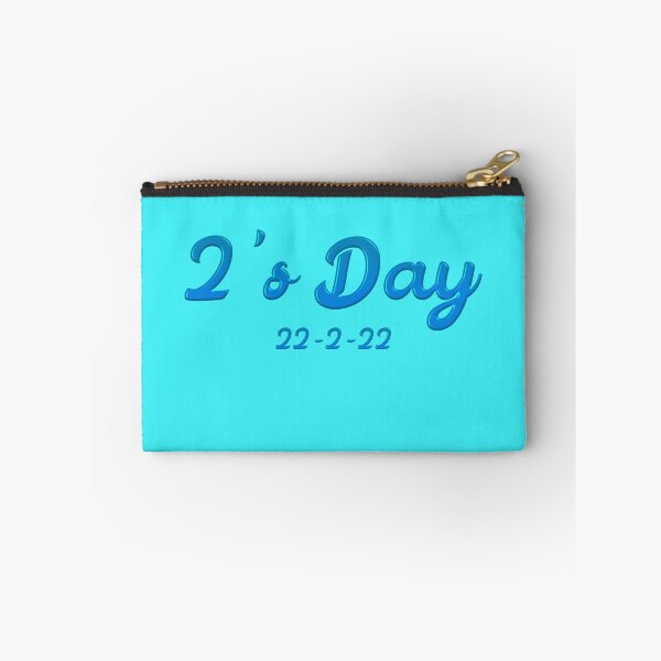 Item preview, 2's Day 22-2-22 in Bubble Blue - Historical Date designed and sold by Trinket-Trickster.