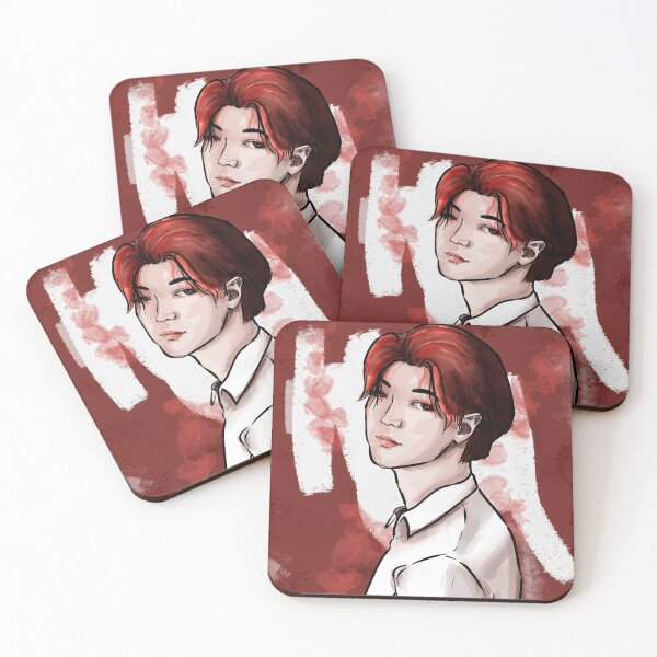 Item preview, handsome manga guy with flame red hair designed and sold by GLwithUs.