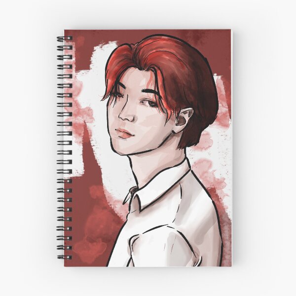 Item preview, handsome manga guy with flame red hair designed and sold by GLwithUs.