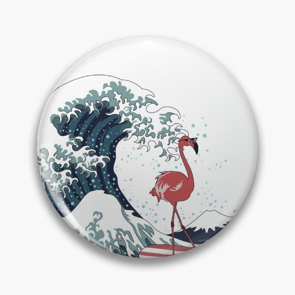 Item preview, Flamingo surfeando designed and sold by Precious  Chinula.