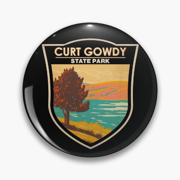 Item preview, Curt Gowdy State Park Wyoming Badge designed and sold by KrisSidDesigns.