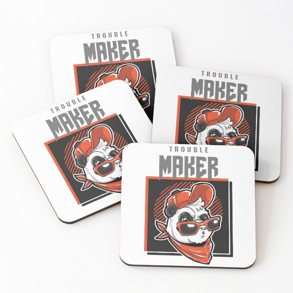 Item preview, Trouble Maker Hip Hop Panda designed and sold by TheHillSpruce.