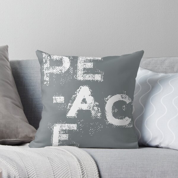 Item preview, Peace White Letters designed and sold by Alicia Buelow.