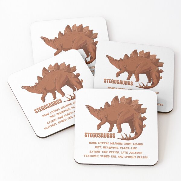 Item preview, Stegosaurus Dinosaur Lovers Infographic Facts Gift designed and sold by Maljonic.