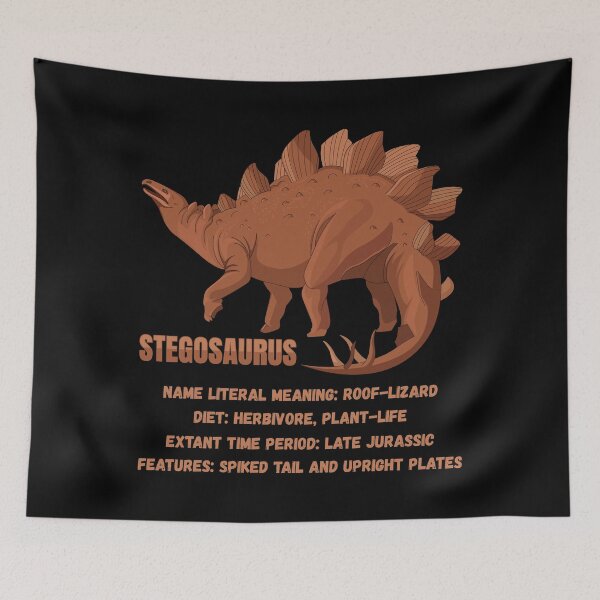 Item preview, Stegosaurus Dinosaur Lovers Infographic Facts Gift designed and sold by Maljonic.