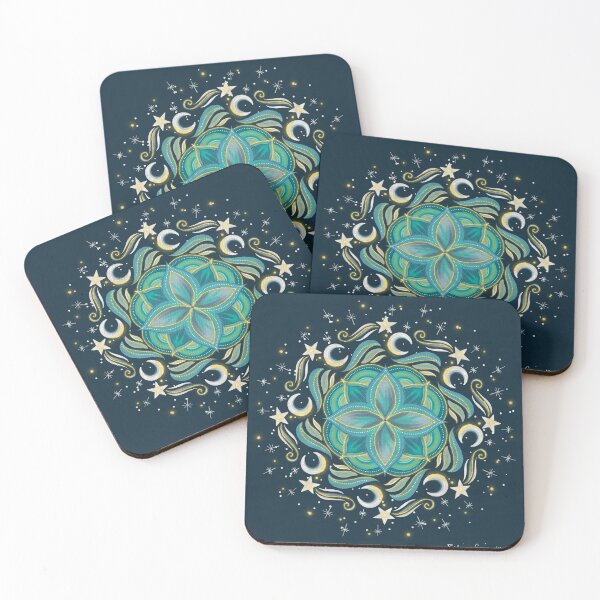 Item preview, Holiday Sparkle Painted Mandala designed and sold by Dotblossom.