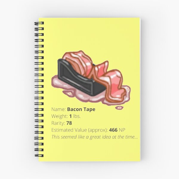 Item preview, Bacon Tape Neopets Item ORIGINAL by SillyFun.redbubble.com designed and sold by SillyFun.
