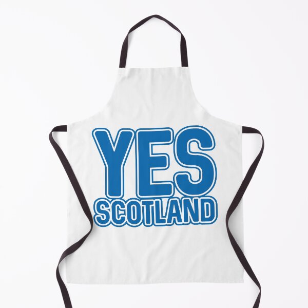 Item preview, YES SCOTLAND, Scottish Independence Saltire Blue and White Layered Text Slogan designed and sold by MacPean.