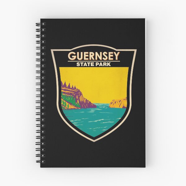 Item preview, Guernsey State Park Wyoming Badge designed and sold by KrisSidDesigns.