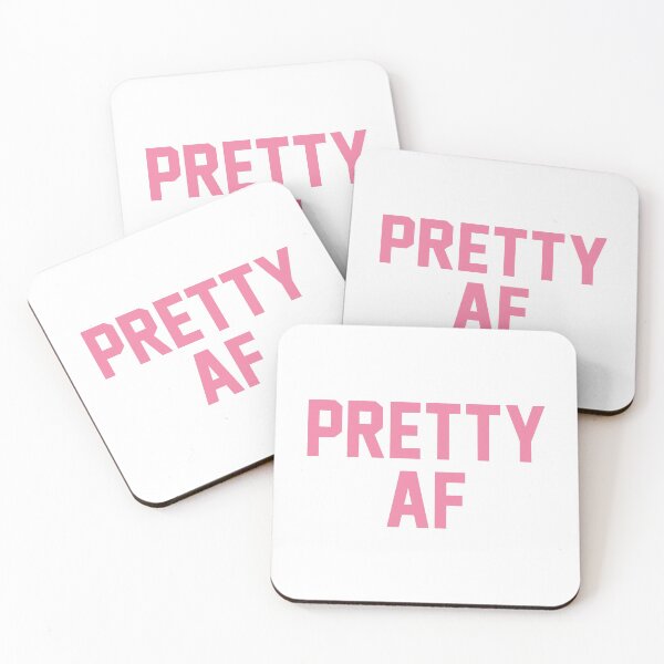 Item preview, Pretty AF in Pink, White and Black designed and sold by julexy.