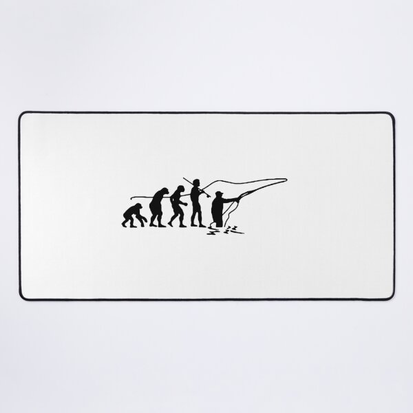 Item preview, Funny Fishing Evolution of Fishing Born to go fishing Forced to work Fisherman Stick Figure Bones I love Fishing Art Design Happy Apparel Essential Inspiration Joy Mood Funny designed and sold by DesignByHeartUK.