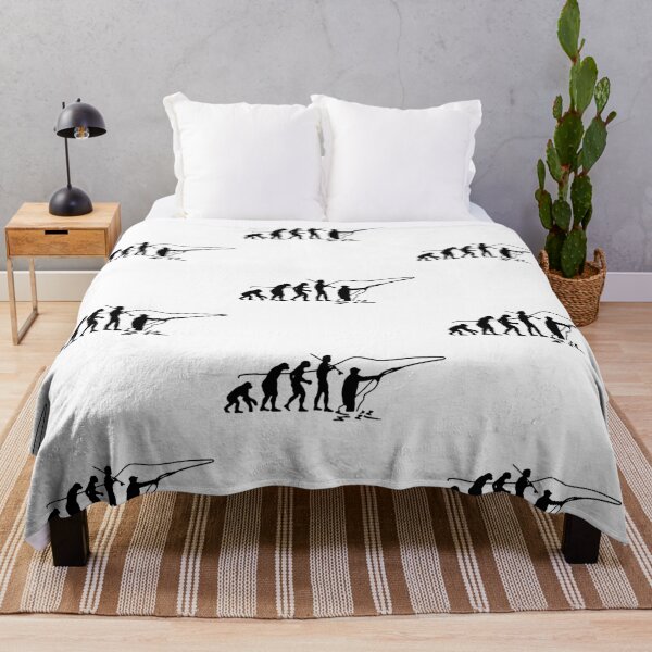 Item preview, Funny Fishing Evolution of Fishing Born to go fishing Forced to work Fisherman Stick Figure Bones I love Fishing Art Design Happy Apparel Essential Inspiration Joy Mood Funny designed and sold by DesignByHeartUK.