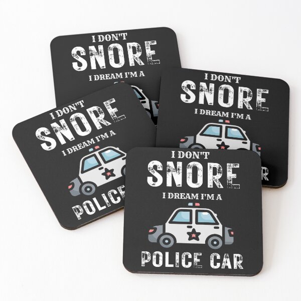 Item preview, I DON'T SNORE I DREAM I'M A POLICE CAR SHIRT designed and sold by zoonix.