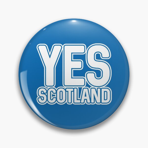 Item preview, YES SCOTLAND, Scottish Independence White and Saltire Blue Layered Text Slogan designed and sold by MacPean.