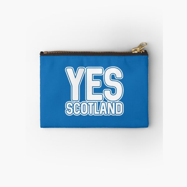 Item preview, YES SCOTLAND, Scottish Independence White and Saltire Blue Layered Text Slogan designed and sold by MacPean.