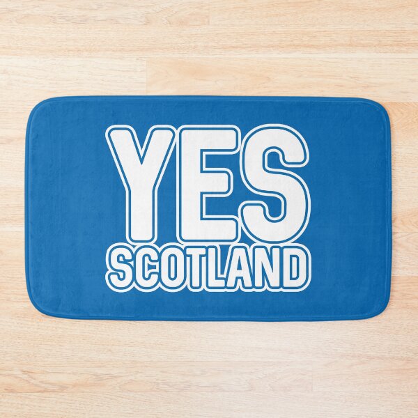 Item preview, YES SCOTLAND, Scottish Independence White and Saltire Blue Layered Text Slogan designed and sold by MacPean.