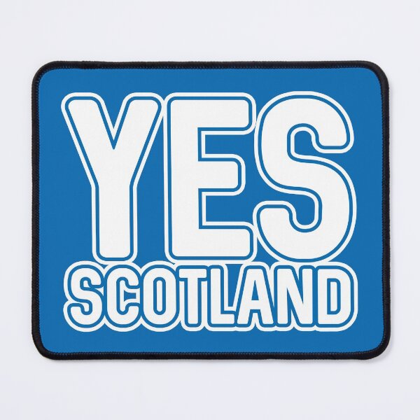 Item preview, YES SCOTLAND, Scottish Independence White and Saltire Blue Layered Text Slogan designed and sold by MacPean.
