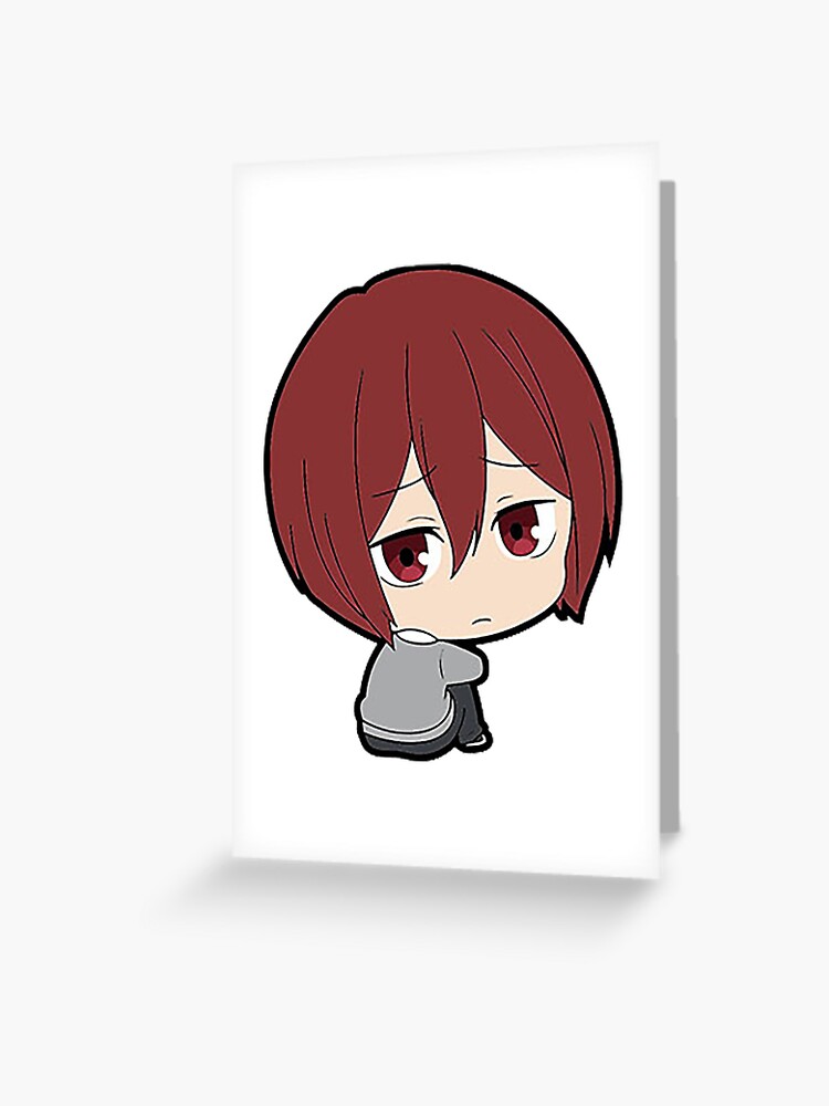 Horimiya Sad Chibi Izumi Miyamura (Short Hair) Greeting Card for Sale by  nicoburritoo