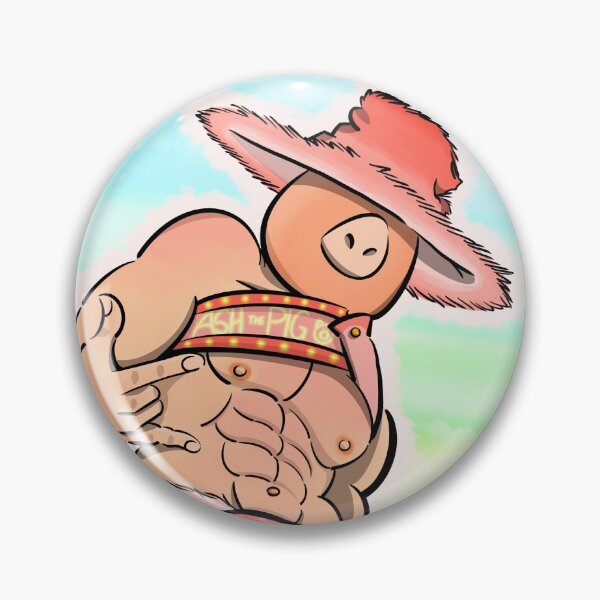 Item preview, Ash the Pig (P-Funk) designed and sold by HashSlingin93.