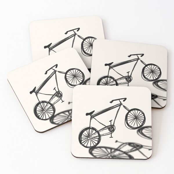 Item preview, Bicycle Sketch Drawing black and white designed and sold by trajeado14.