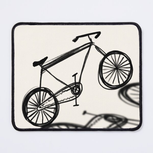 Item preview, Bicycle Sketch Drawing black and white designed and sold by trajeado14.