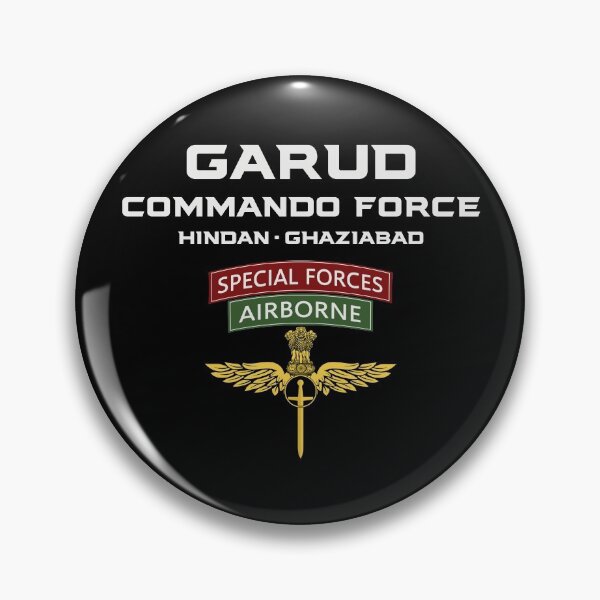 Item preview, Garud Commando Force Indian Special Force Emblem 1357 designed and sold by TheAplus.