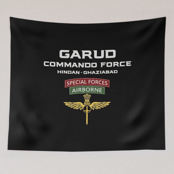 Item preview, Garud Commando Force Indian Special Force Emblem 1357 designed and sold by TheAplus.