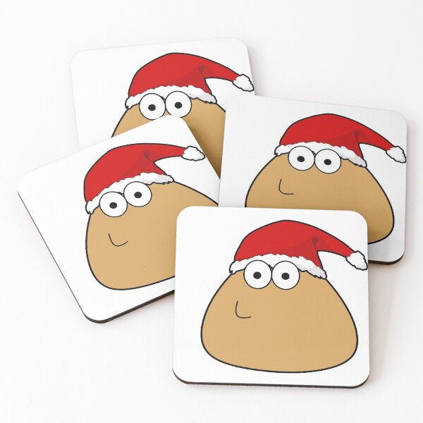Item preview, Pou smiling Christmas designed and sold by BuonArt.