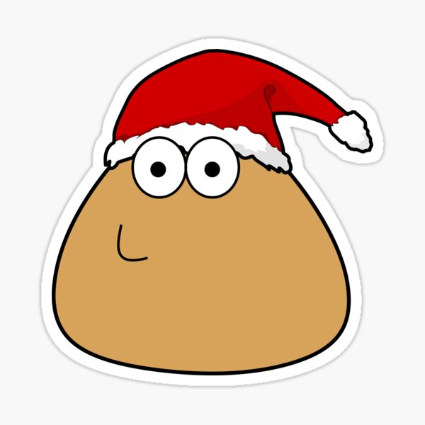 Cute Pou Sticker Sticker for Sale by viverradesigns